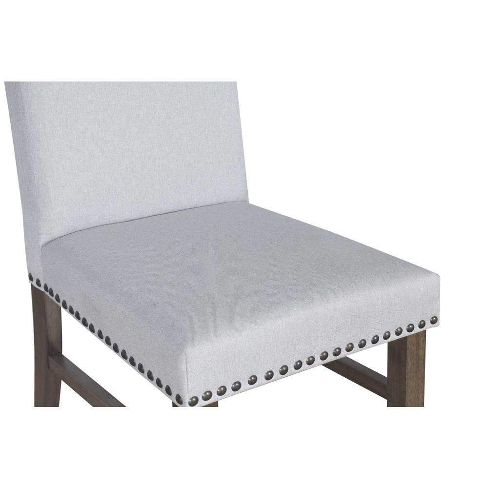 Julius Upholstered Dining Chair (2 Per Carton)-Walnut. Picture 6
