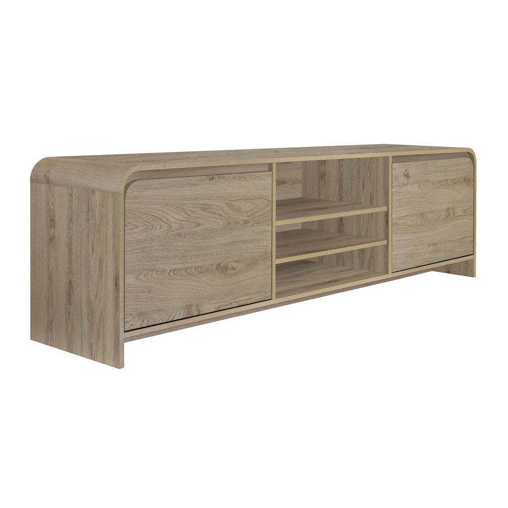 Mara Wood Natural TV Stand. Picture 4