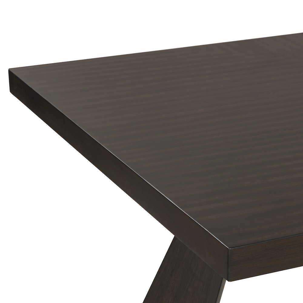Chestnut Ridge 72" Wood Dining Table in Brown. Picture 4