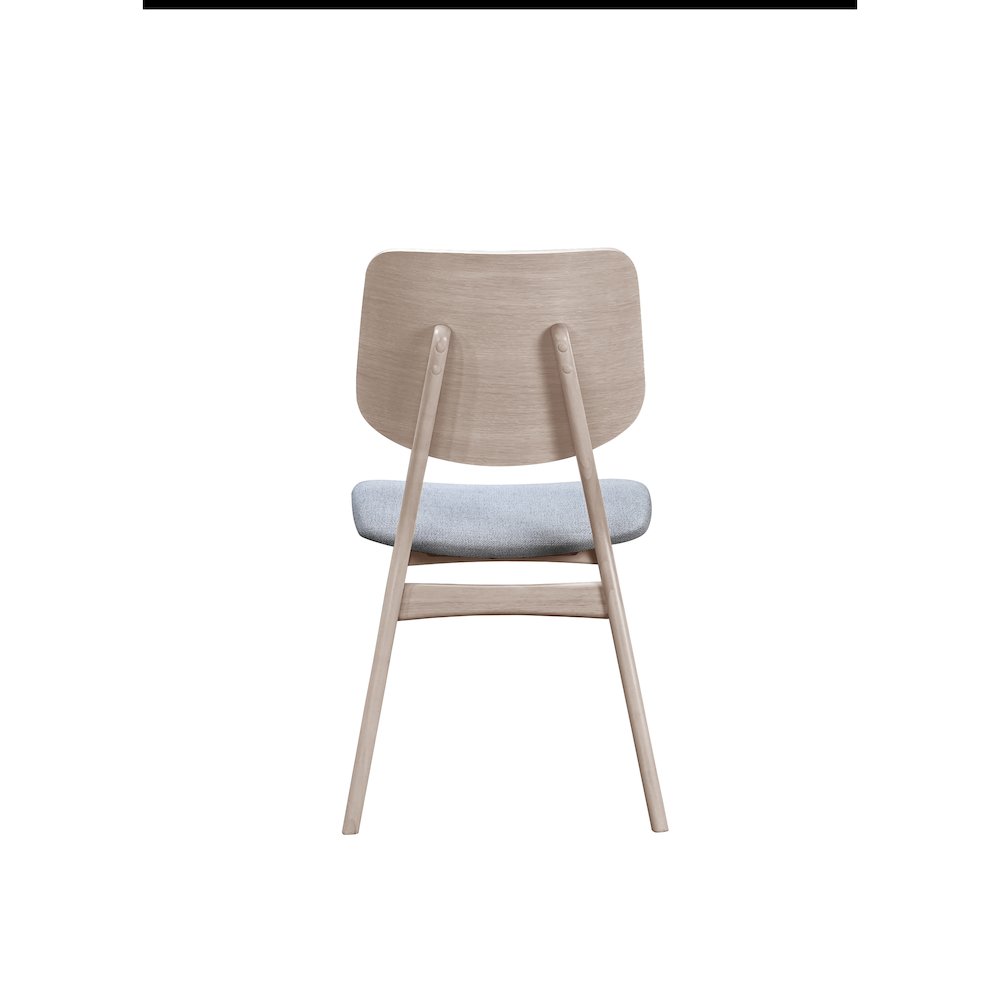 Oscar Wood Back Dining Chair (Set of 2), White Ash. Picture 5