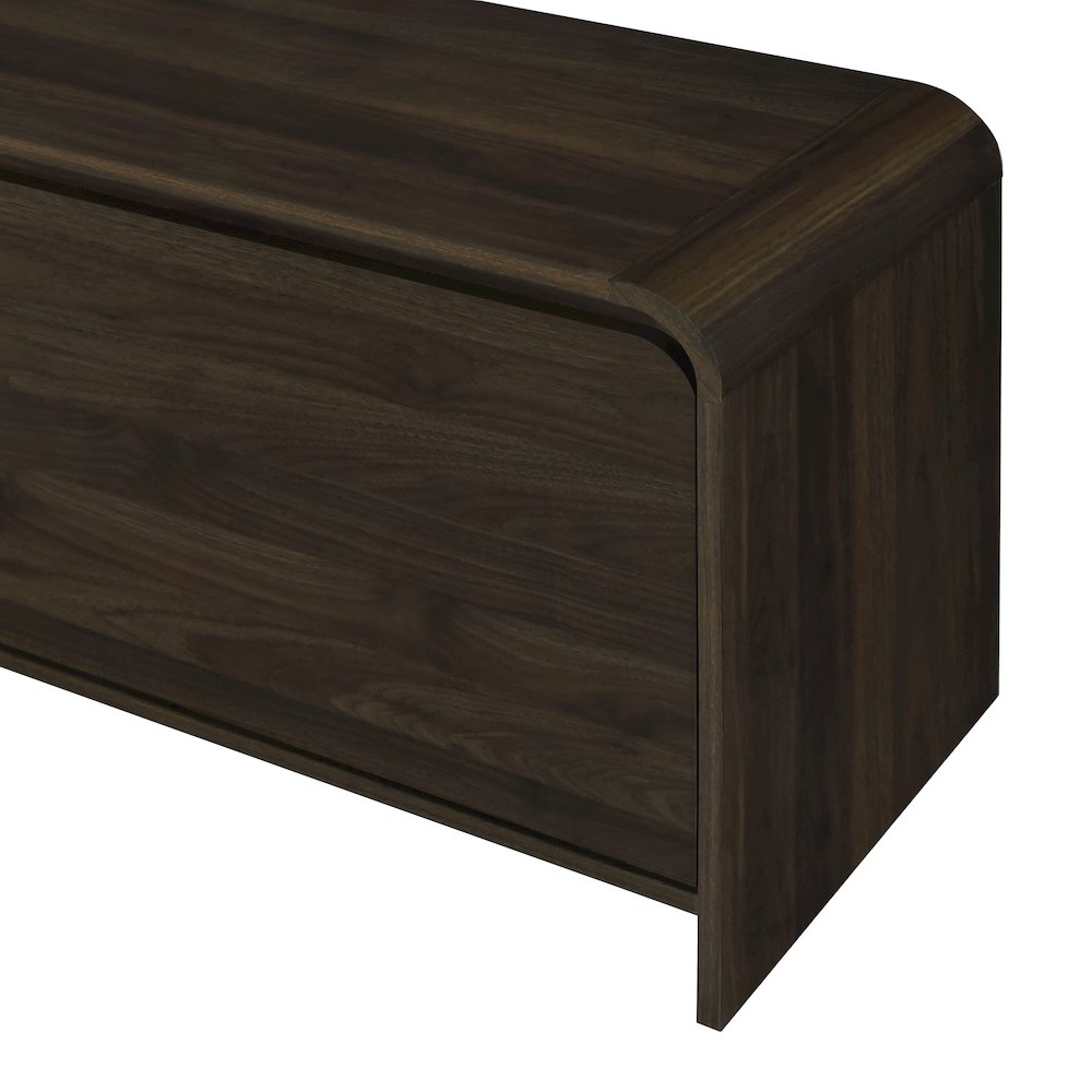 Mara Wood Walnut TV Stand. Picture 6