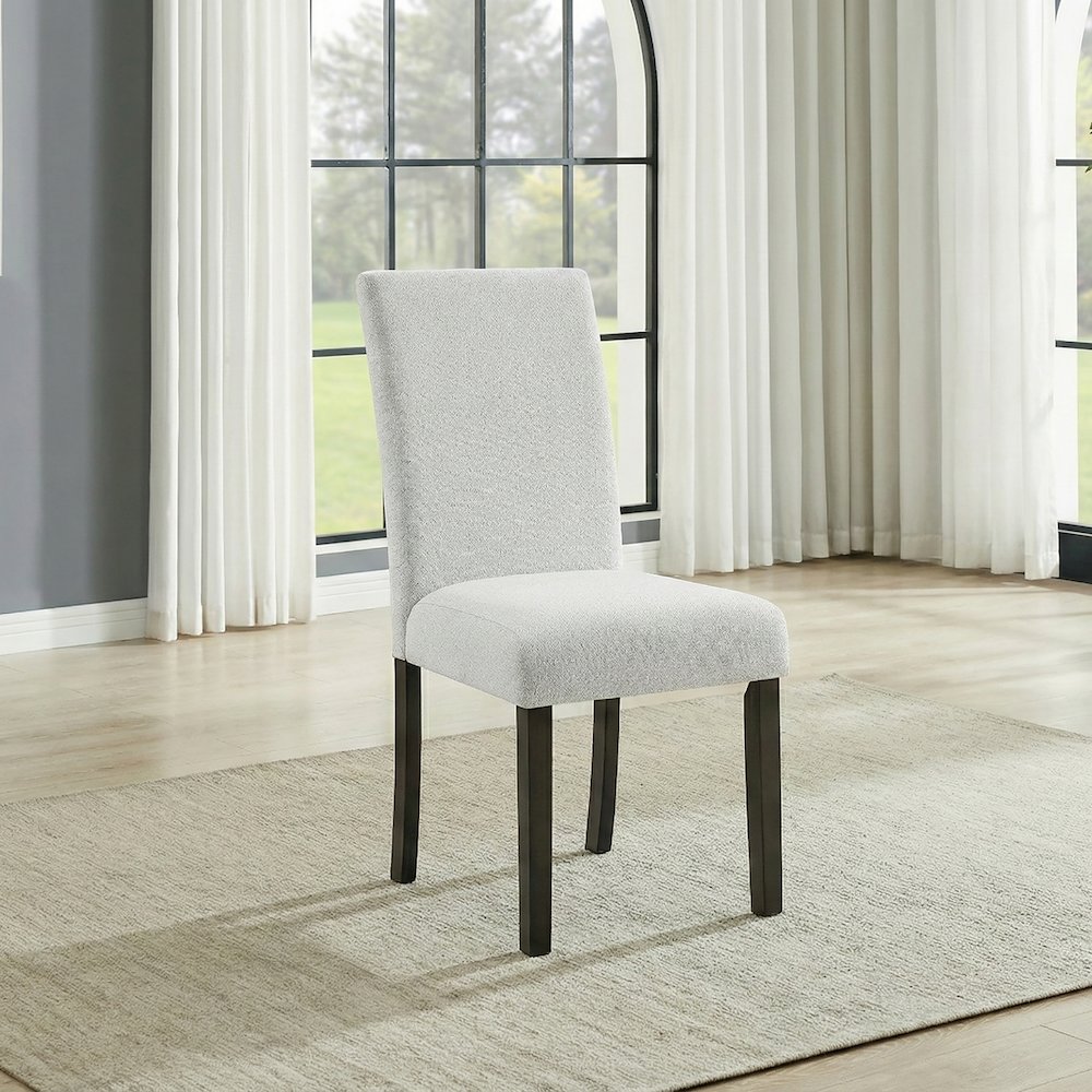 Carissa Wood Dining Chair in Stone (Set of 2). Picture 2