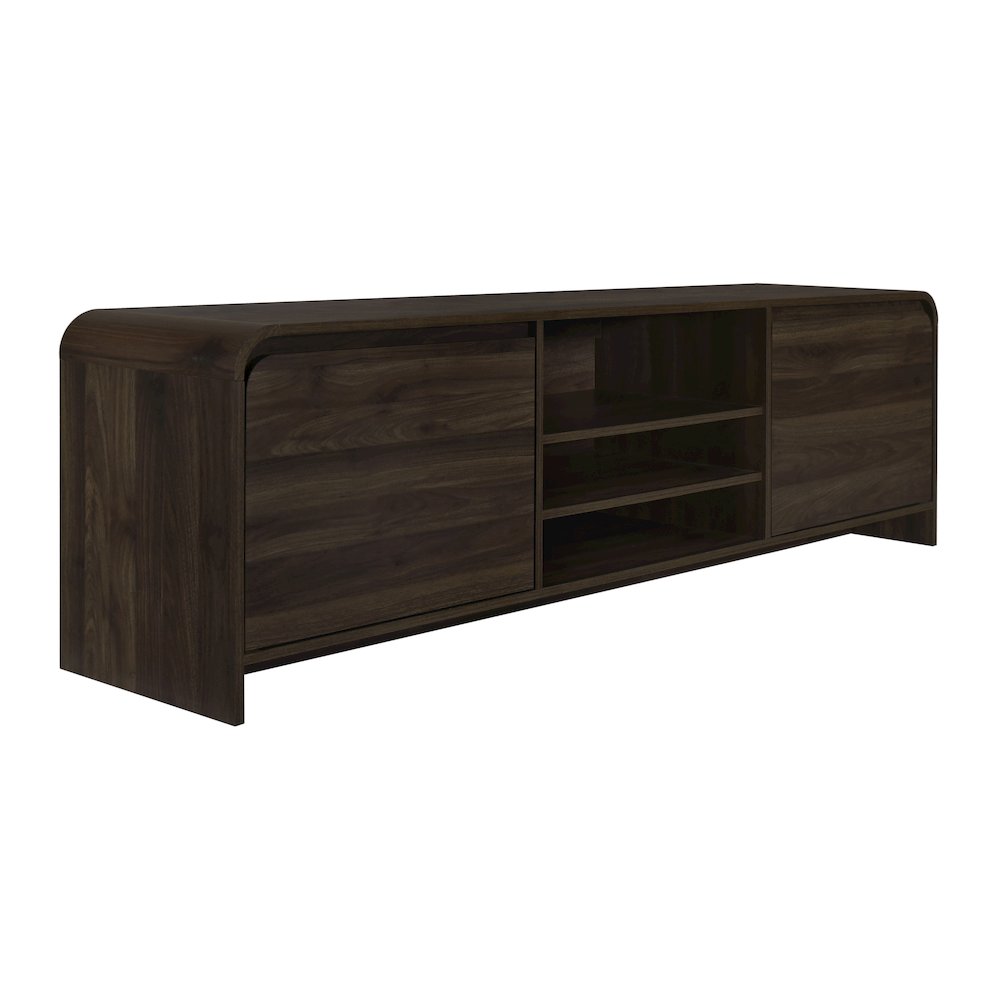 Mara Wood Walnut TV Stand. Picture 4