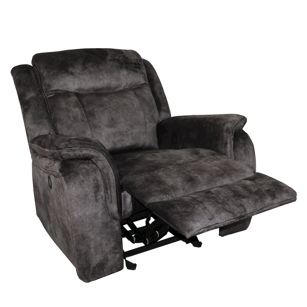 Park City Glider Recliner W/Pwr Fr-Slate. Picture 3