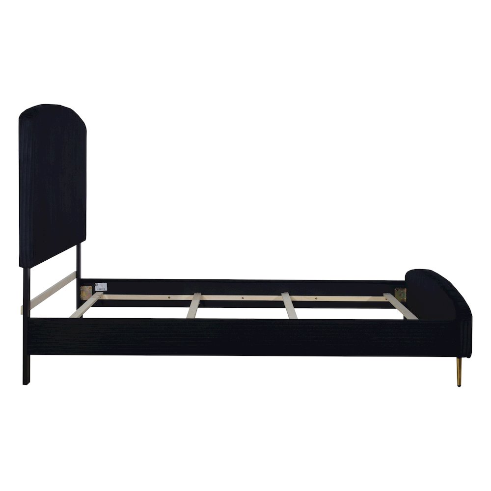 Kailani Wood Queen Bed, Black. Picture 8