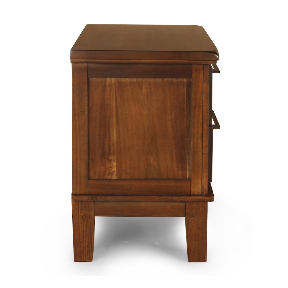 Cagney Wood Nightstand in Chestnut (Set of 2). Picture 4