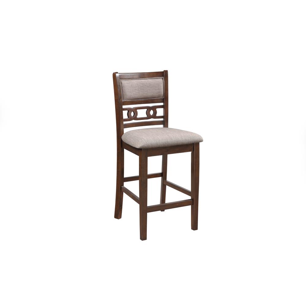 Furniture Gia 5-Piece Transitional Wood Counter Set in Cherry. Picture 9