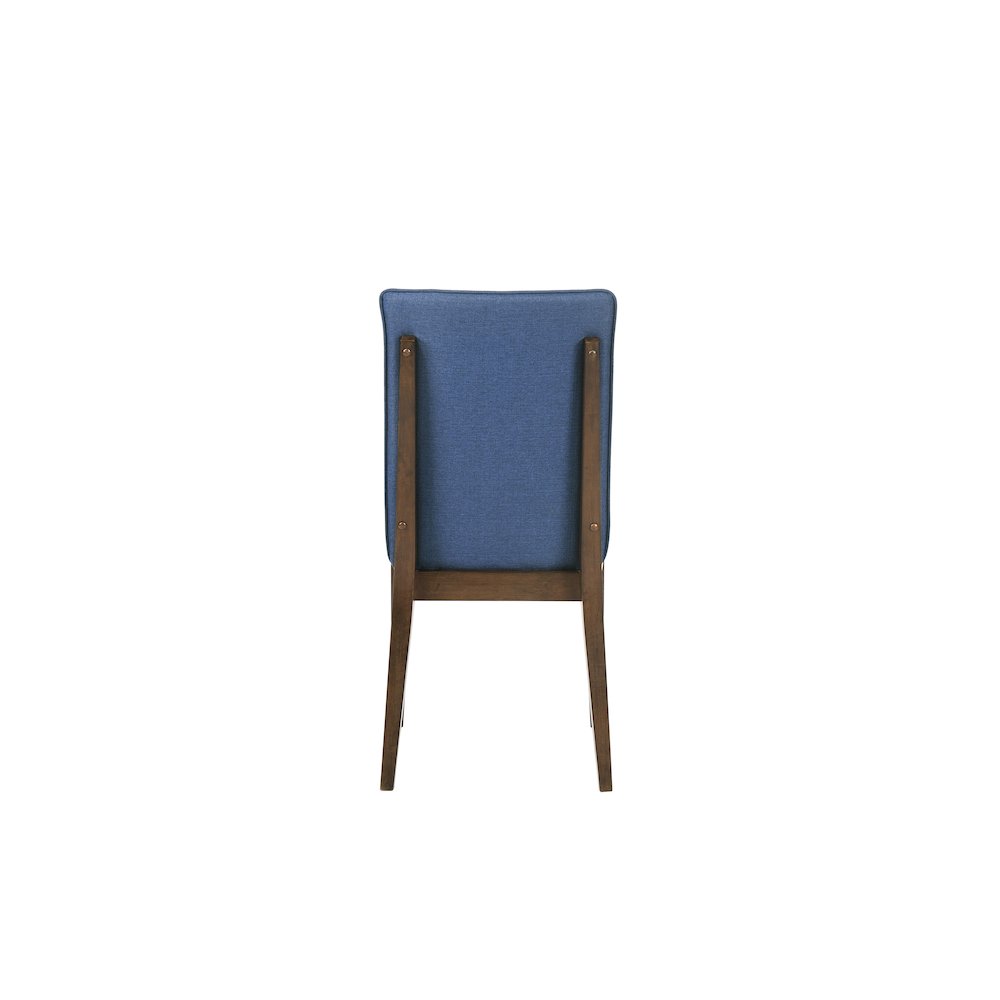 Maggie 7-Piece Wood Dining Table Set, Blue. Picture 11