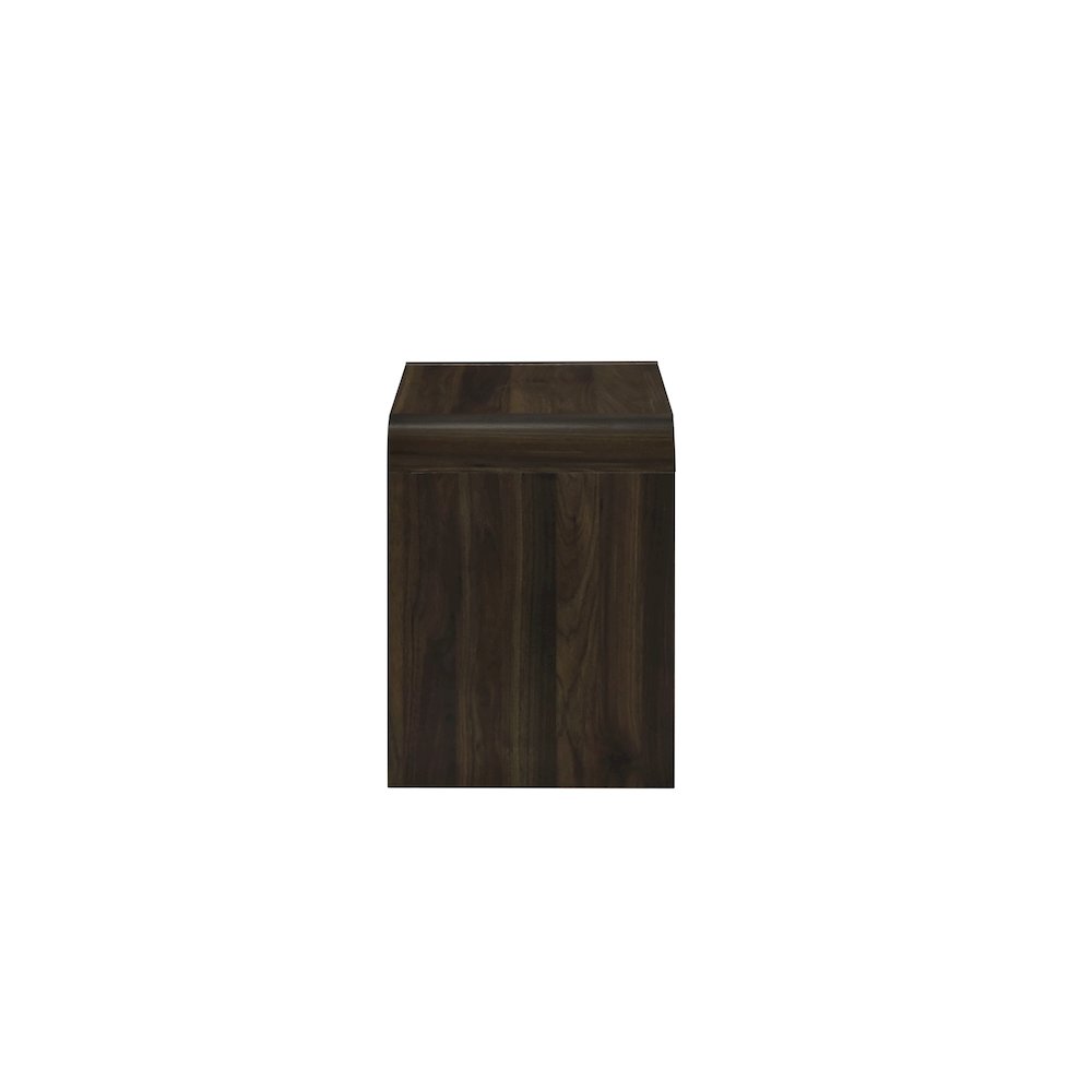 Mara 15.75 in. Walnut Rectangular Wood End Table. Picture 4