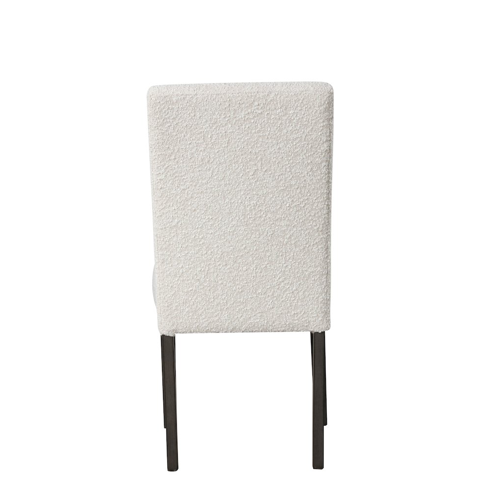 High Line 5-Piece Wood Rectangular Dining Table Set, White. Picture 10