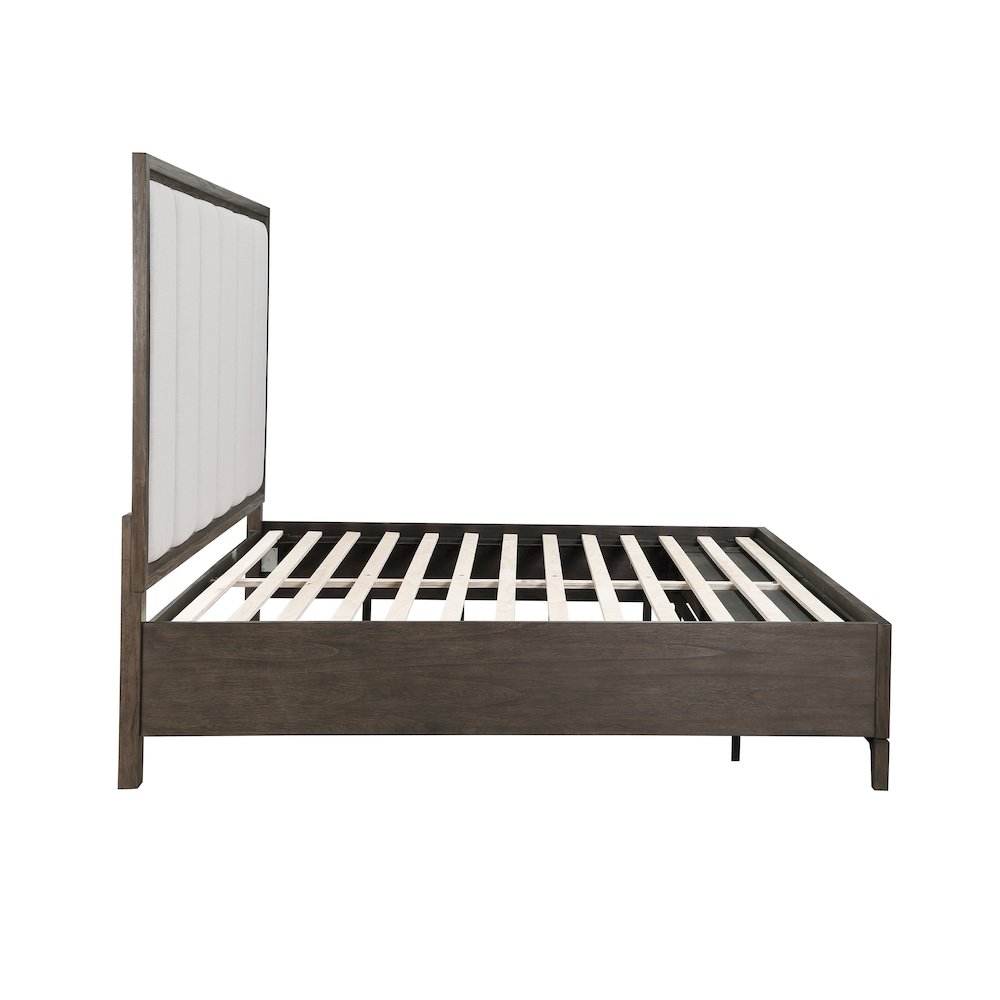 Landon Wood Queen Bed, Walnut. Picture 5