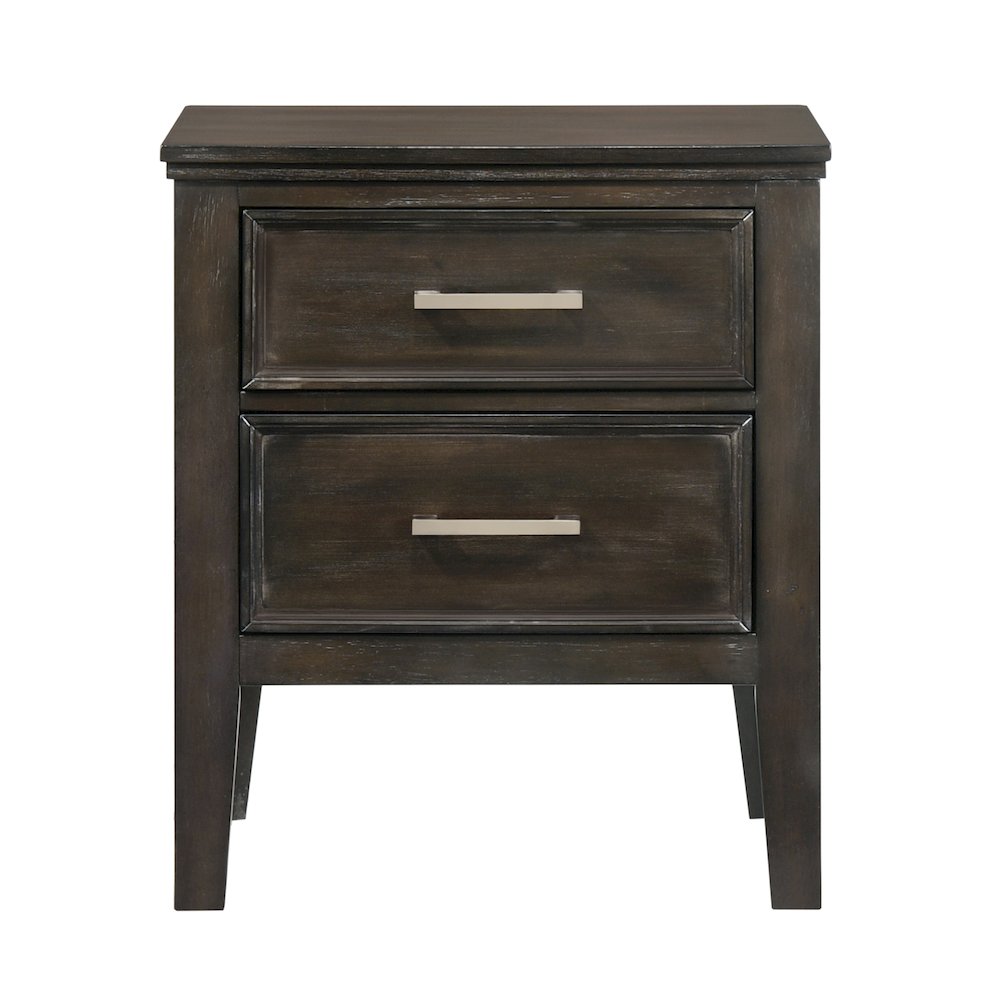 Andover Wood Nightstand in Nutmeg Brown (Set of 2). Picture 3