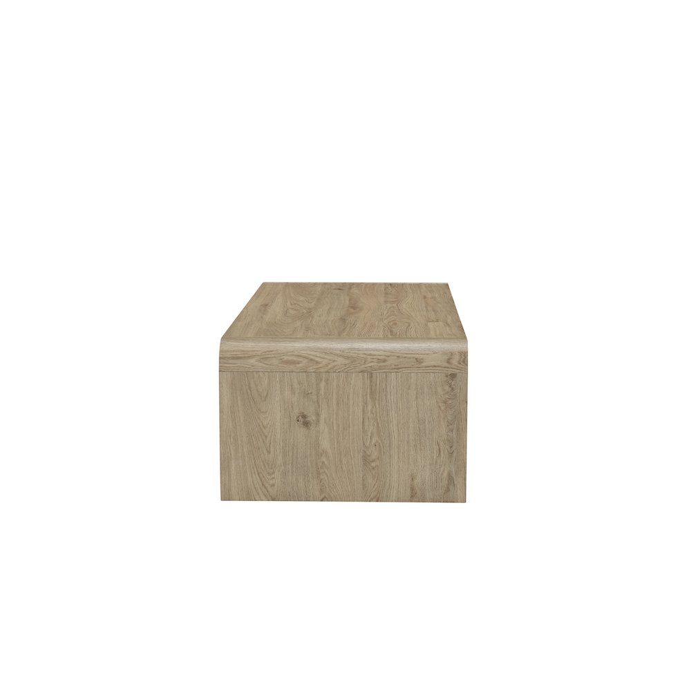 Mara 47.25 in. Natural Rectangular Wood Coffee Table. Picture 5