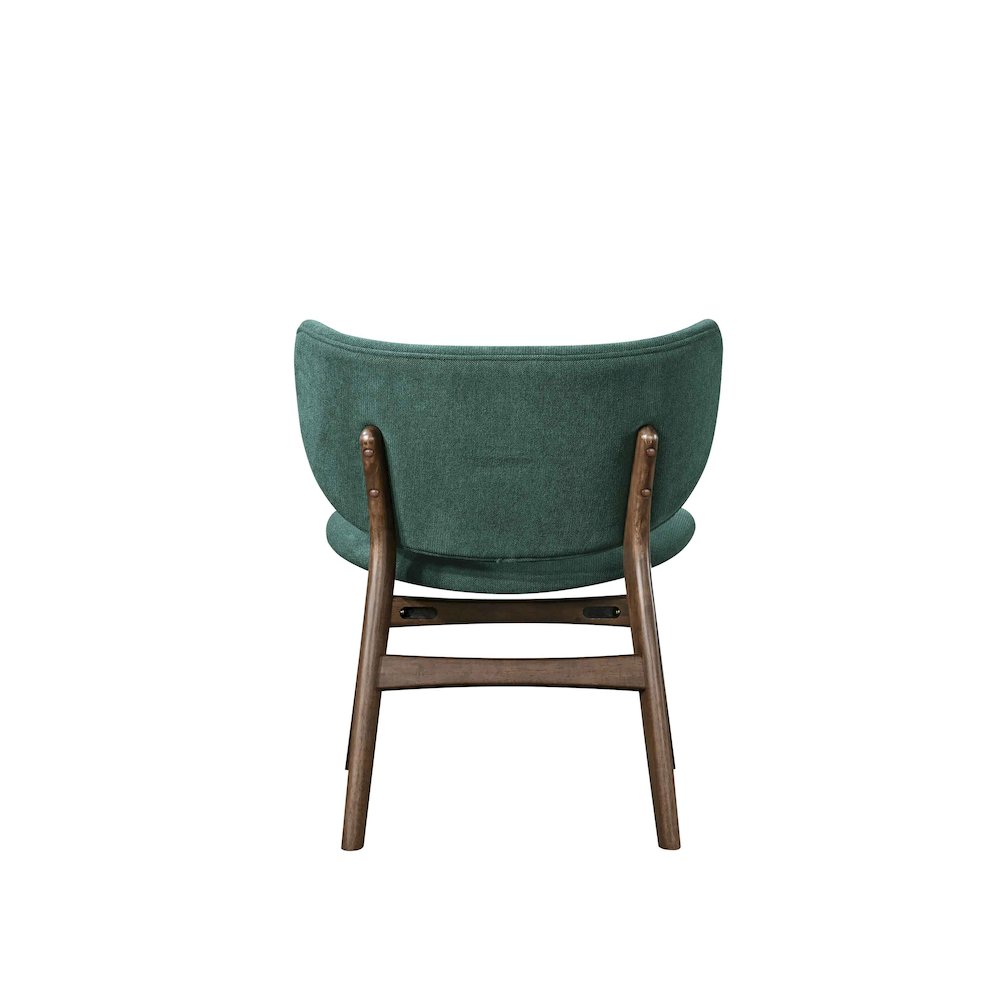 Adler 2-Piece Wood & Fabric Lounge Chair in Green. Picture 6