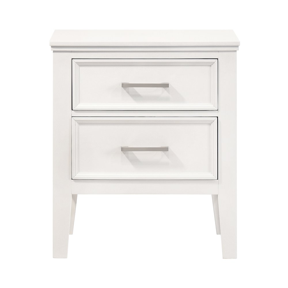 Andover Wood Nightstand in White (Set of 2). Picture 3