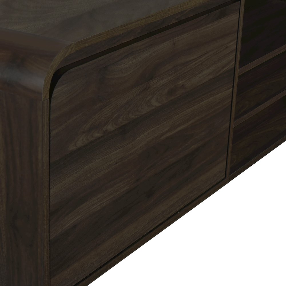 Mara Wood Walnut TV Stand. Picture 7