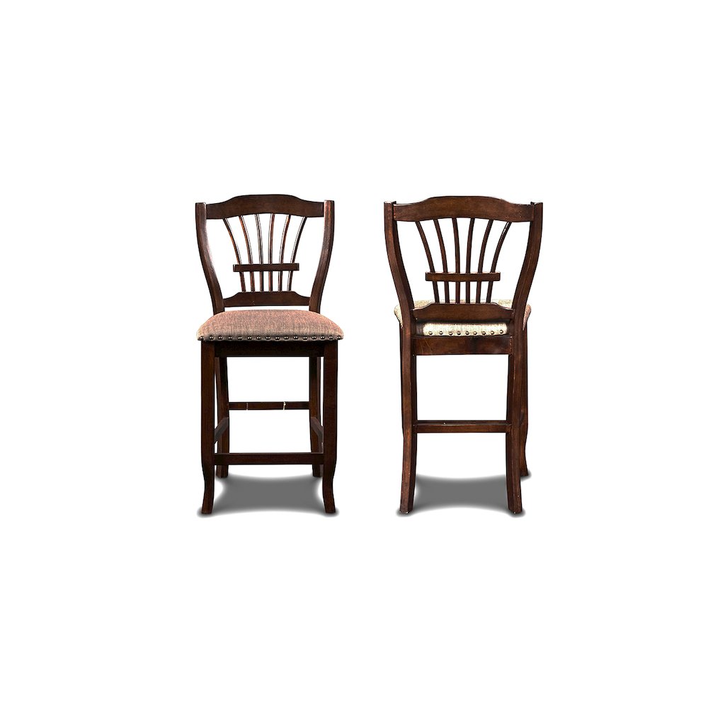 Bixby 5-Piece Wood Counter Dining Room Set, Espresso. Picture 10