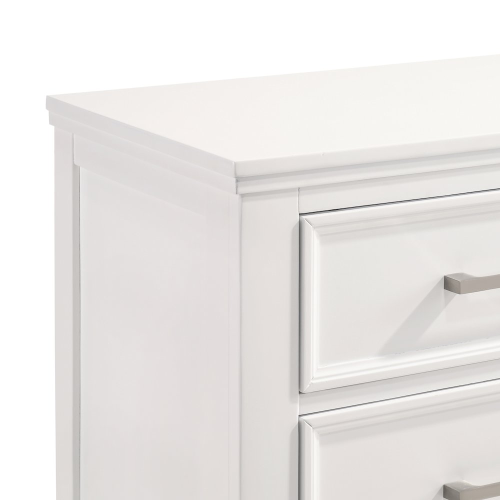 Andover Wood Nightstand in White (Set of 2). Picture 6
