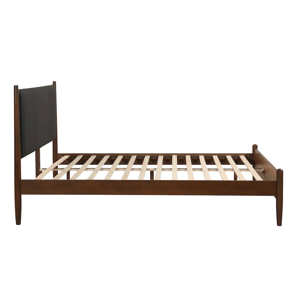 Ian King Wood Platform Bed, Cherry. Picture 3