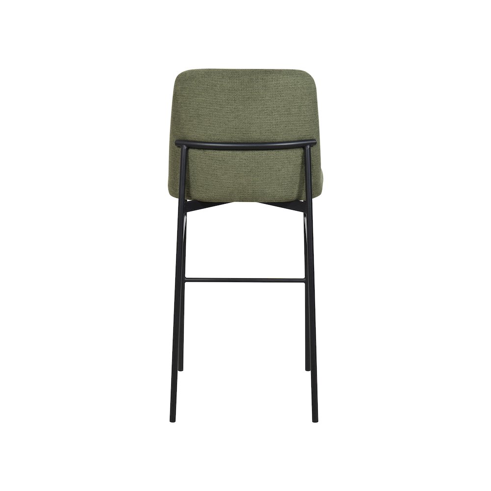 New Classic Furniture Erik Fabric Upholstered Bar Stool in Green (Set of 4). Picture 6