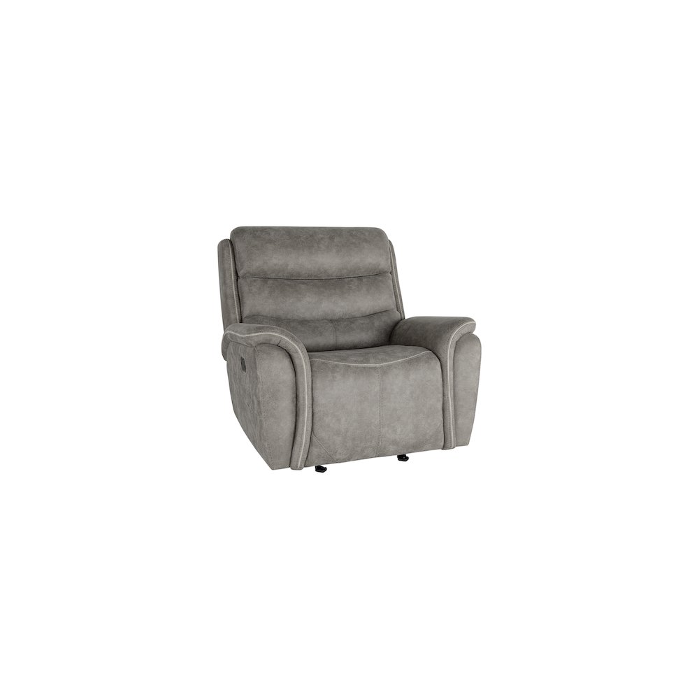 Kamari 3-Piece Fabric Manual Living Room Set, Gray. Picture 11