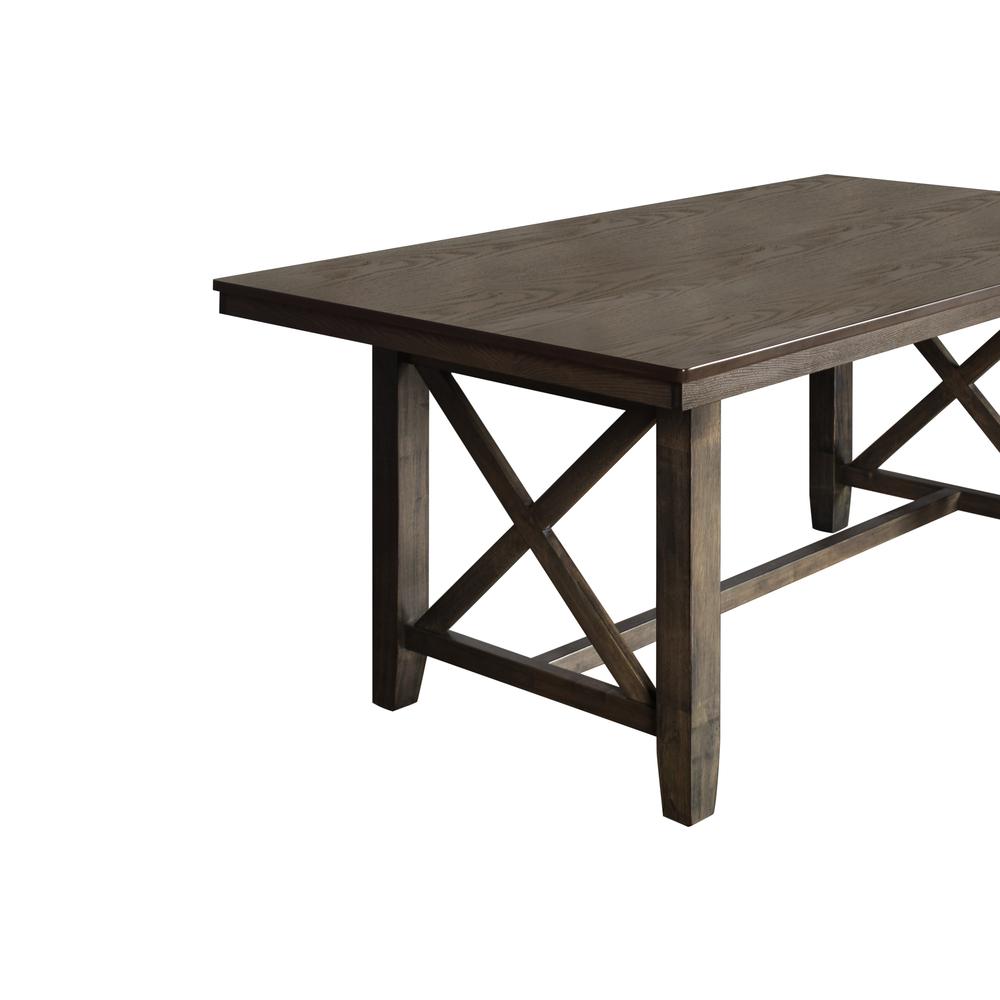 Julius 66" Rectangle Dining Table-Walnut. Picture 4