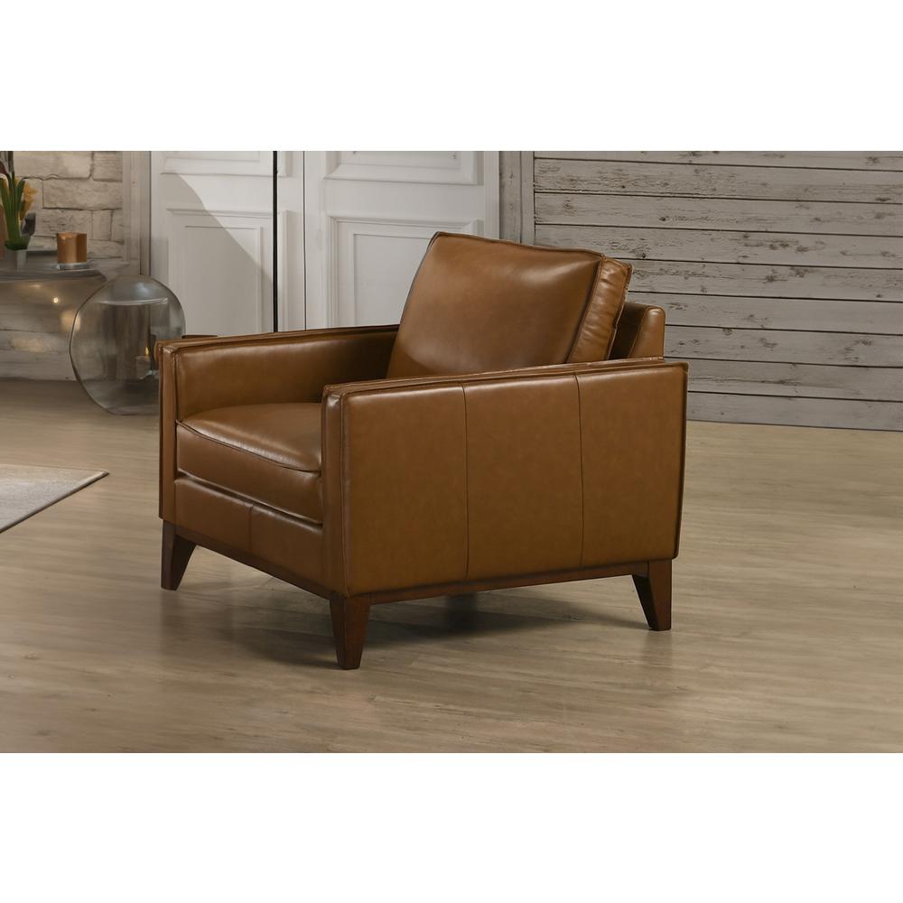 Caspar Chair-Caramel. Picture 5