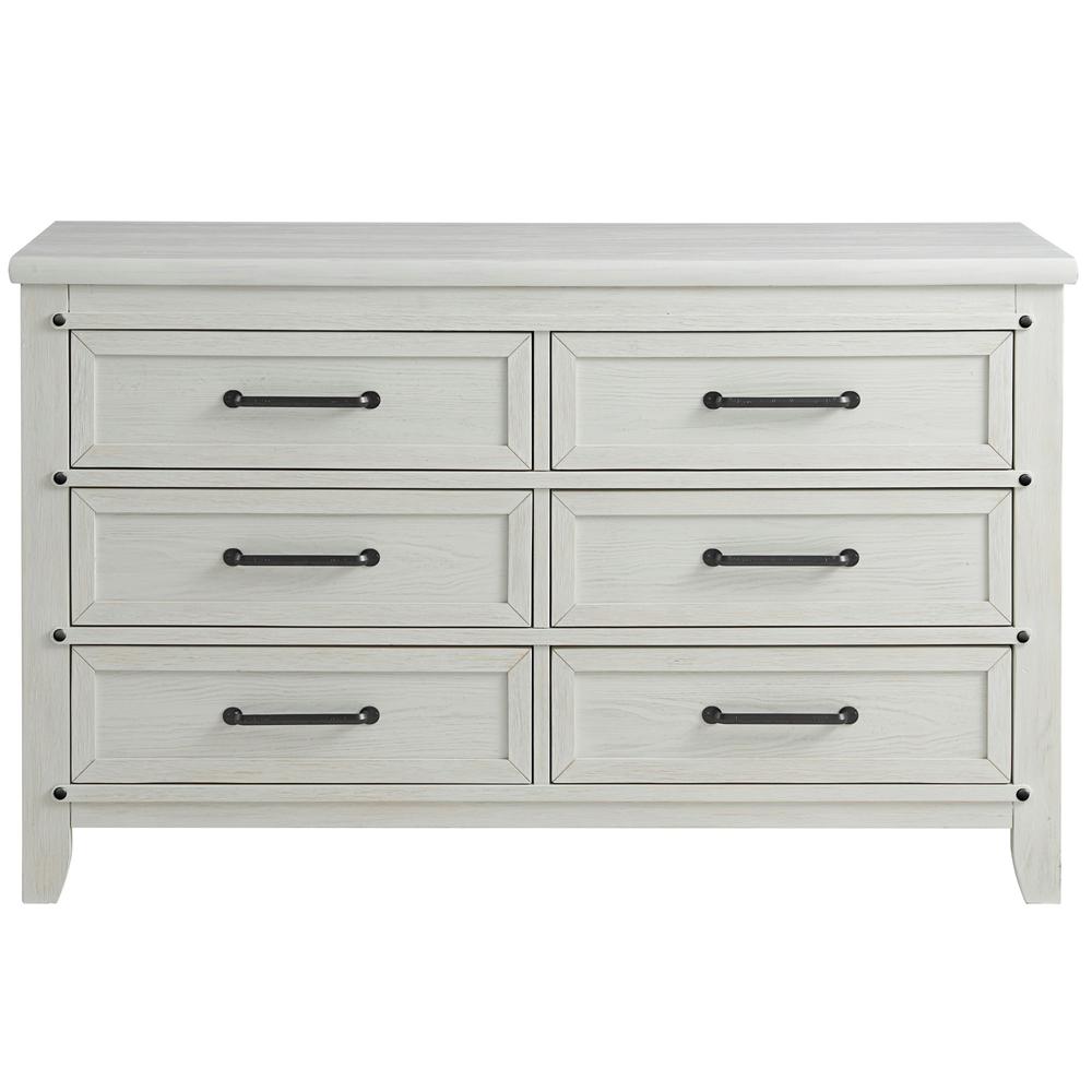 Soho Baby Ellison 6Dr Dresser Rustic White. Picture 1