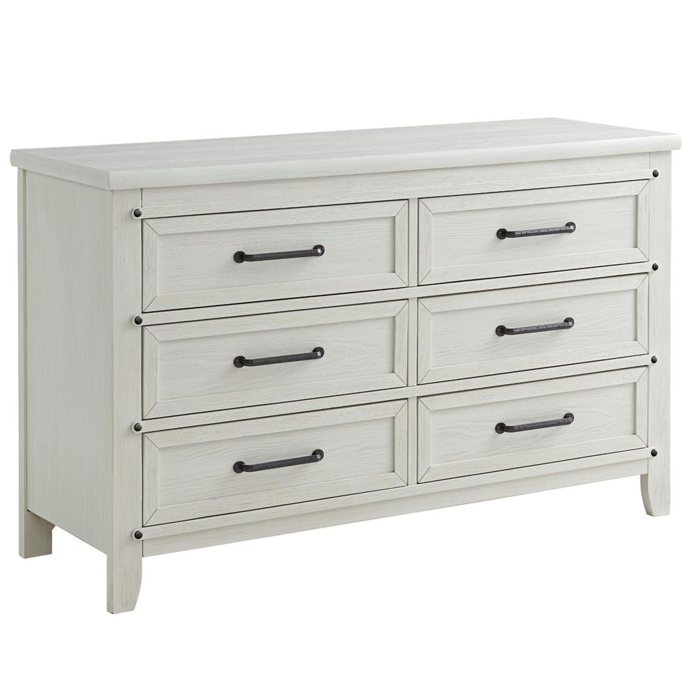 Soho Baby Ellison 6Dr Dresser Rustic White. Picture 2