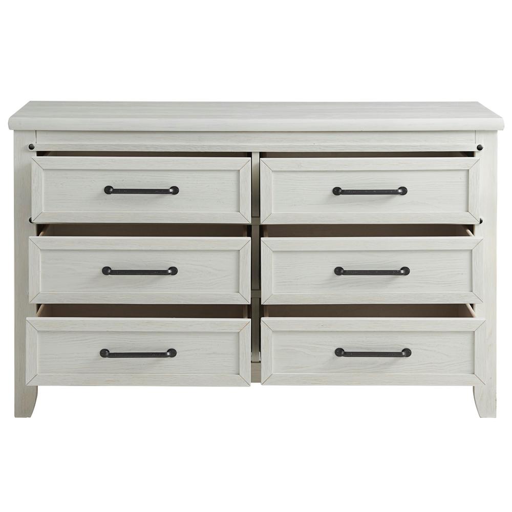 Soho Baby Ellison 6Dr Dresser Rustic White. Picture 3