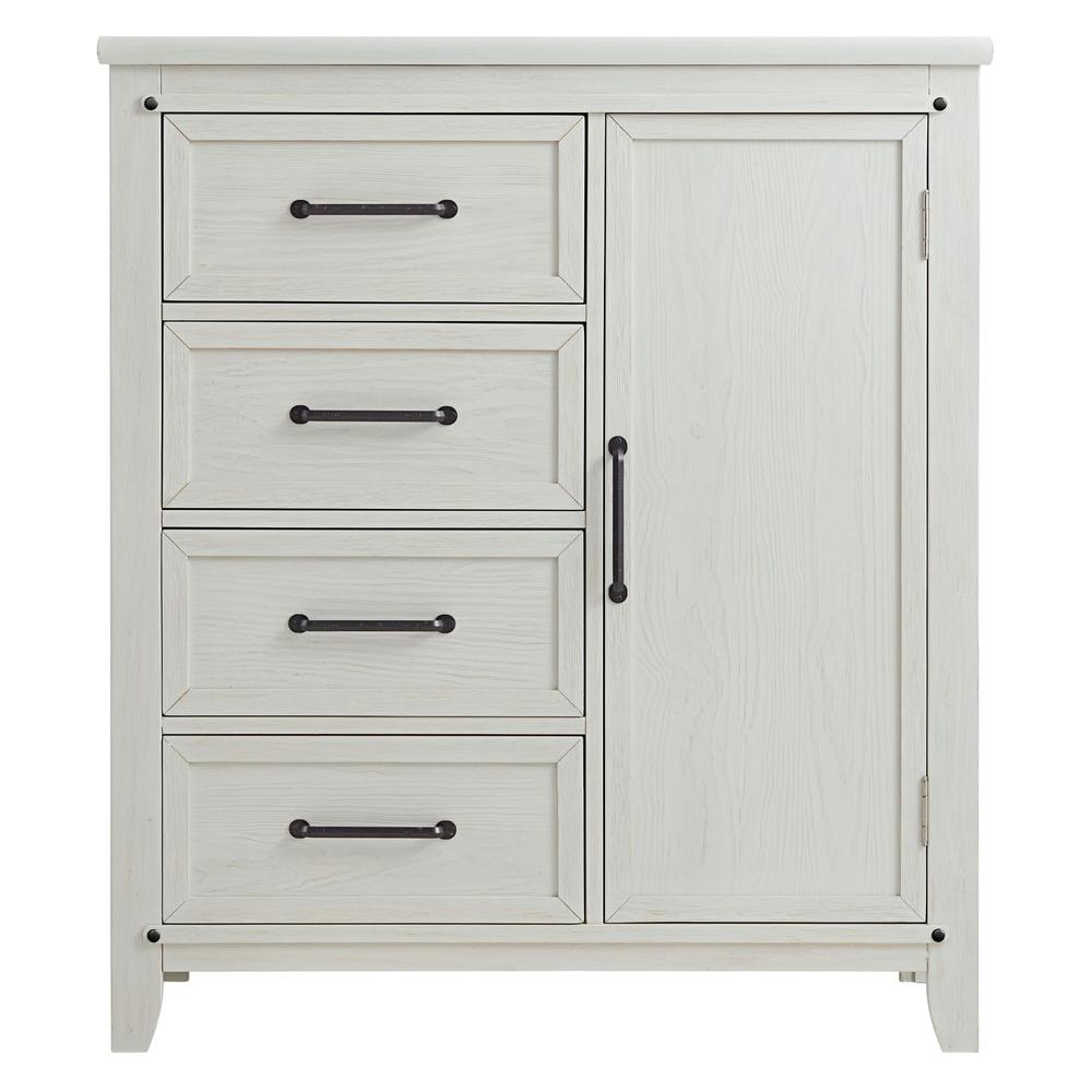 Soho Baby Ellison Chifferobe Rustic White. Picture 1