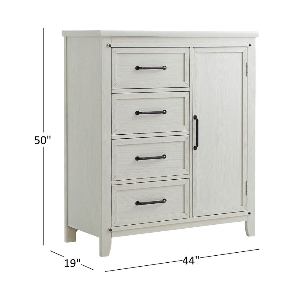 Soho Baby Ellison Chifferobe Rustic White. Picture 6