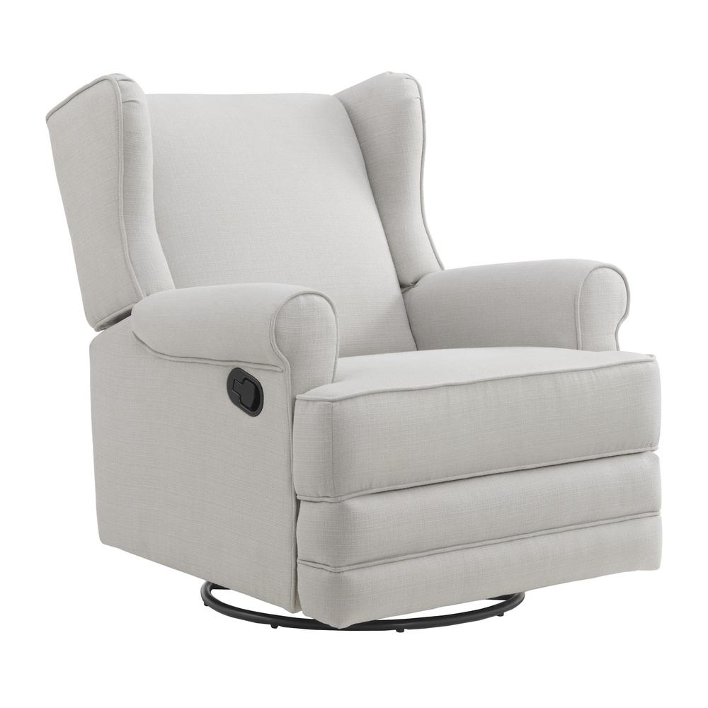 Oxford Baby Teegan Swivel Rocker / Recliner Sand. Picture 1