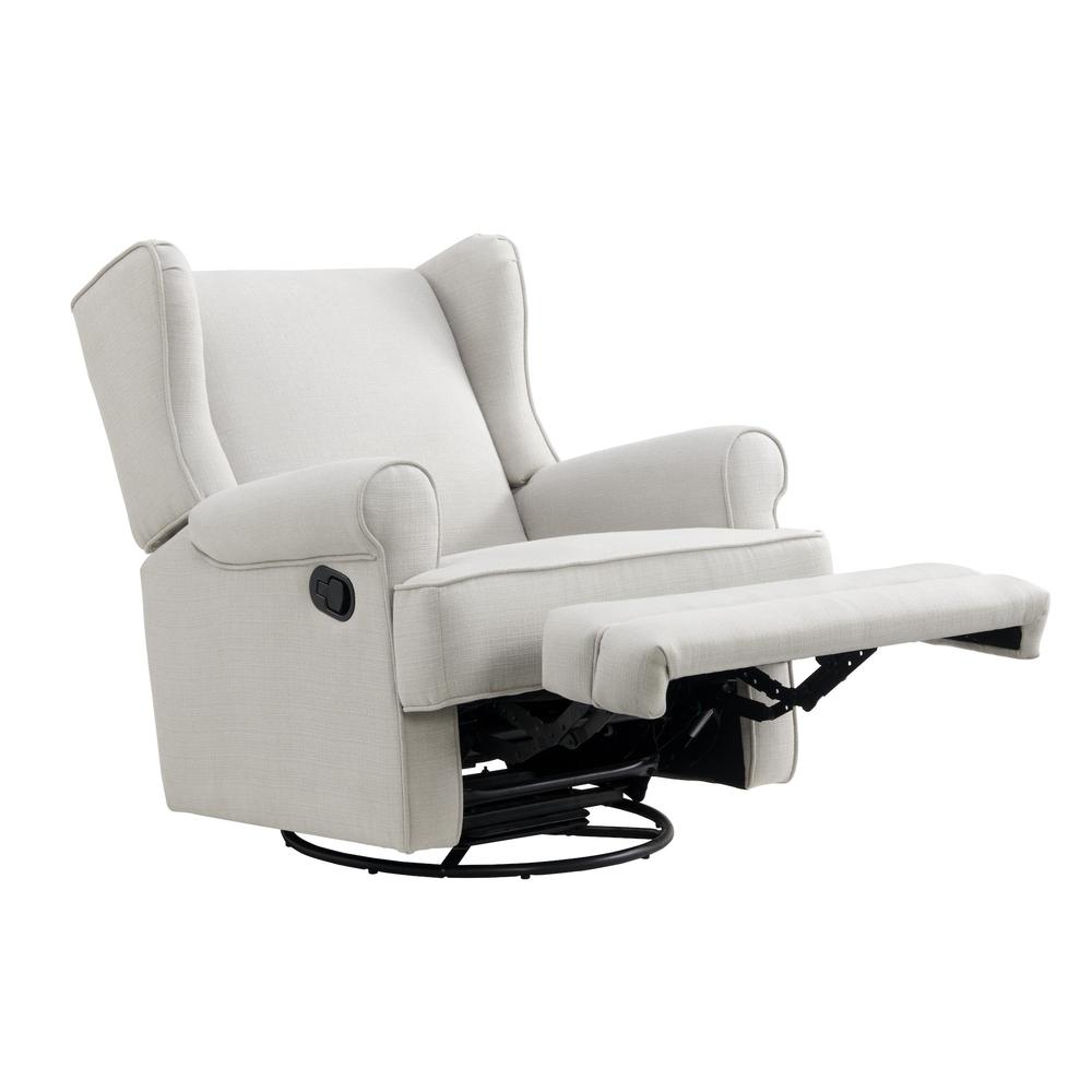 Oxford Baby Teegan Swivel Rocker / Recliner Sand. Picture 3