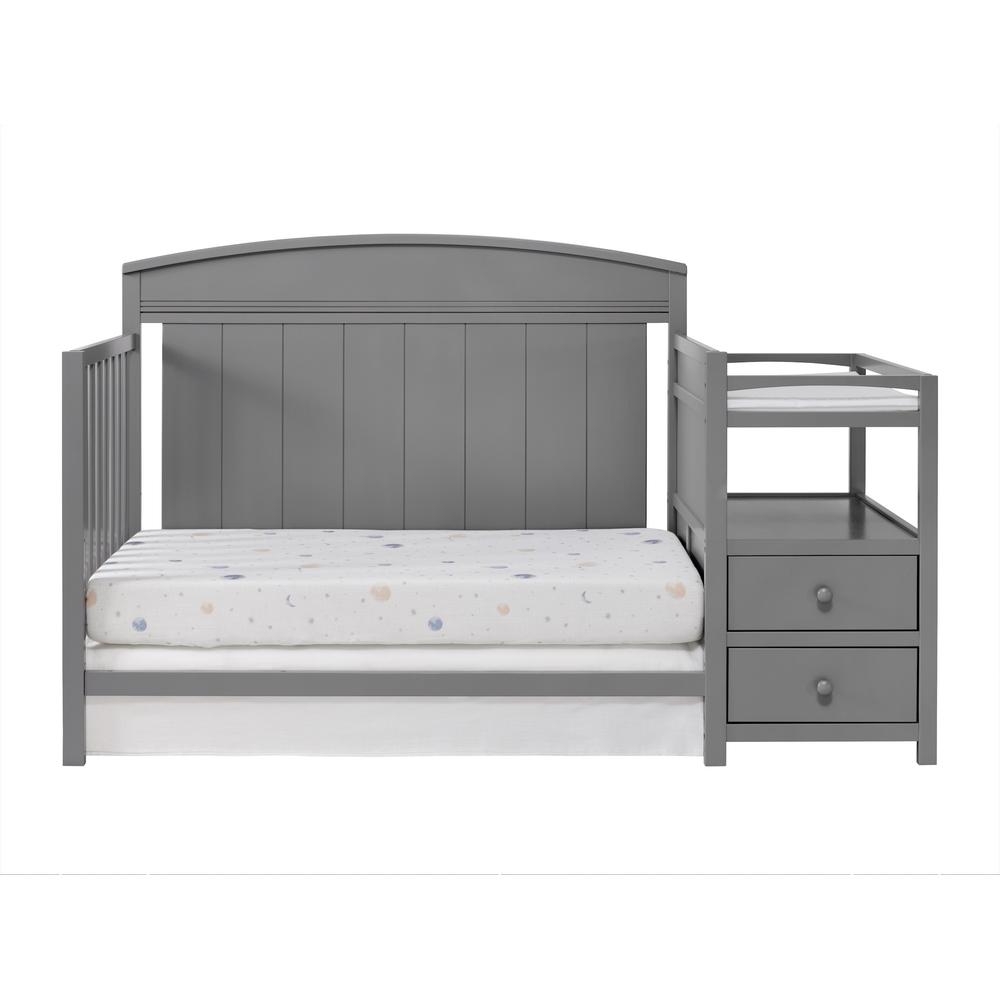 Oxford Baby Pearson Crib And Changer Combo Dove Gray. Picture 6