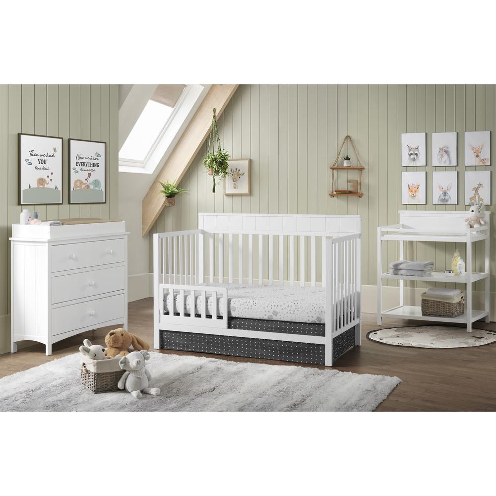 Oxford Baby Logan Toddler Guard Rail Snow White. Picture 4