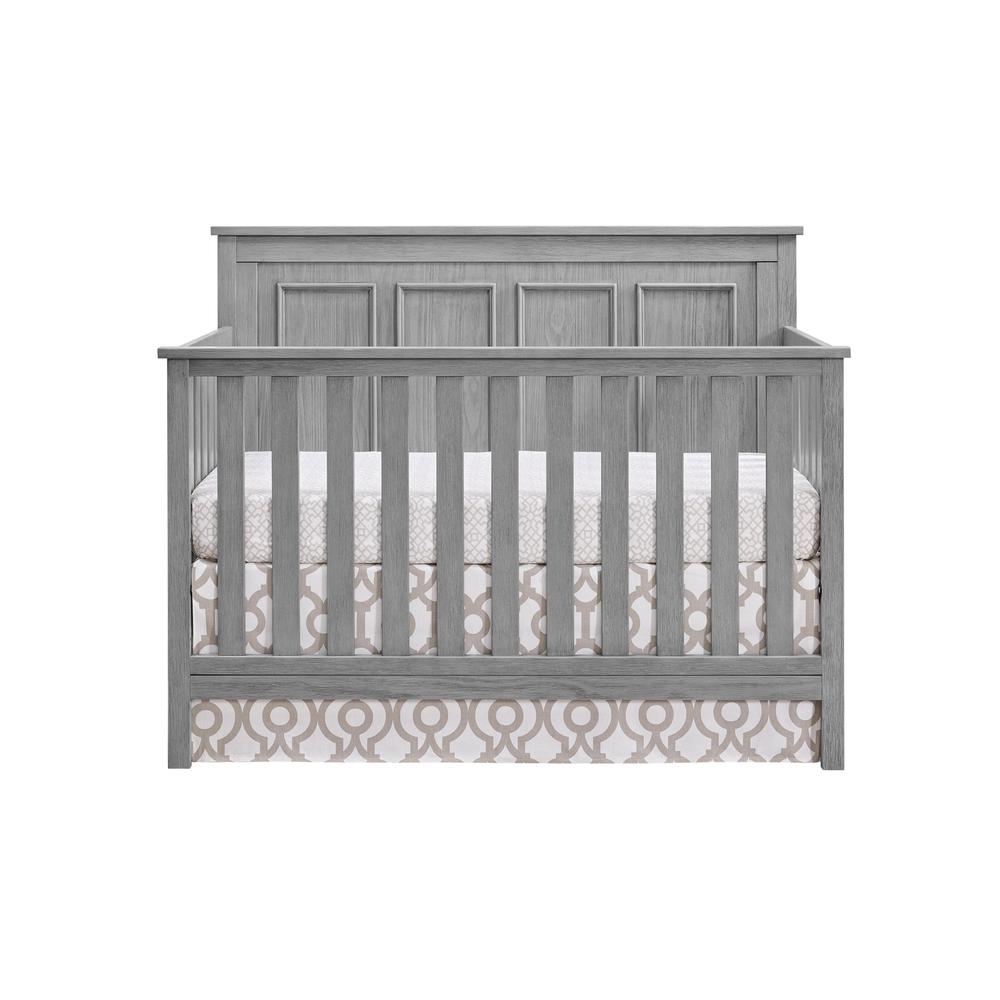 Oxford Baby Bennett 4 In 1 Convertible Crib Rustic Gray. Picture 2