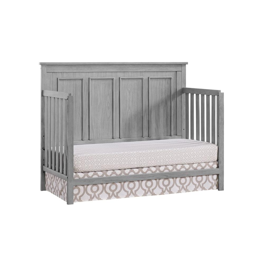 Oxford Baby Bennett 4 In 1 Convertible Crib Rustic Gray. Picture 5
