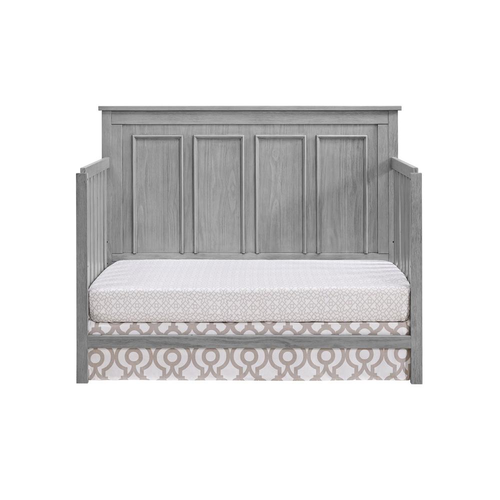 Oxford Baby Bennett 4 In 1 Convertible Crib Rustic Gray. Picture 6