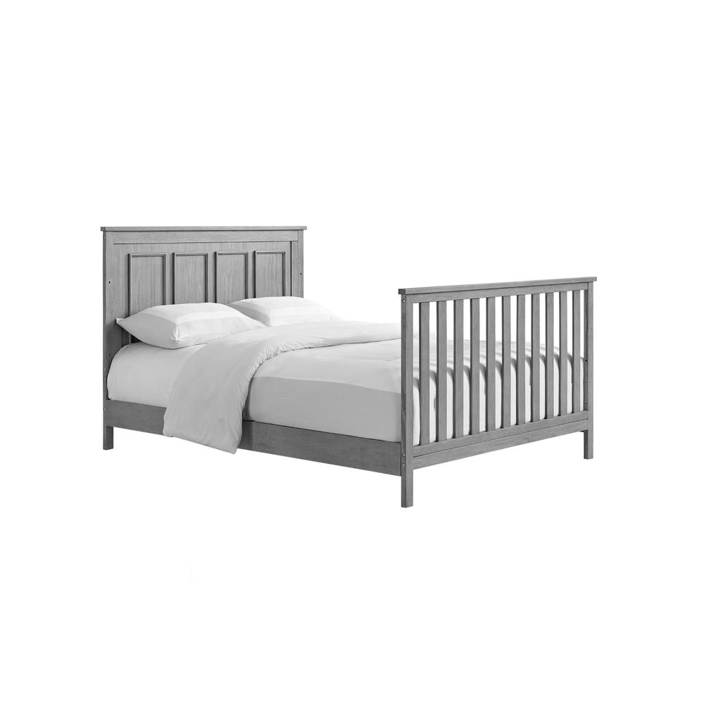Oxford Baby Bennett 4 In 1 Convertible Crib Rustic Gray. Picture 7