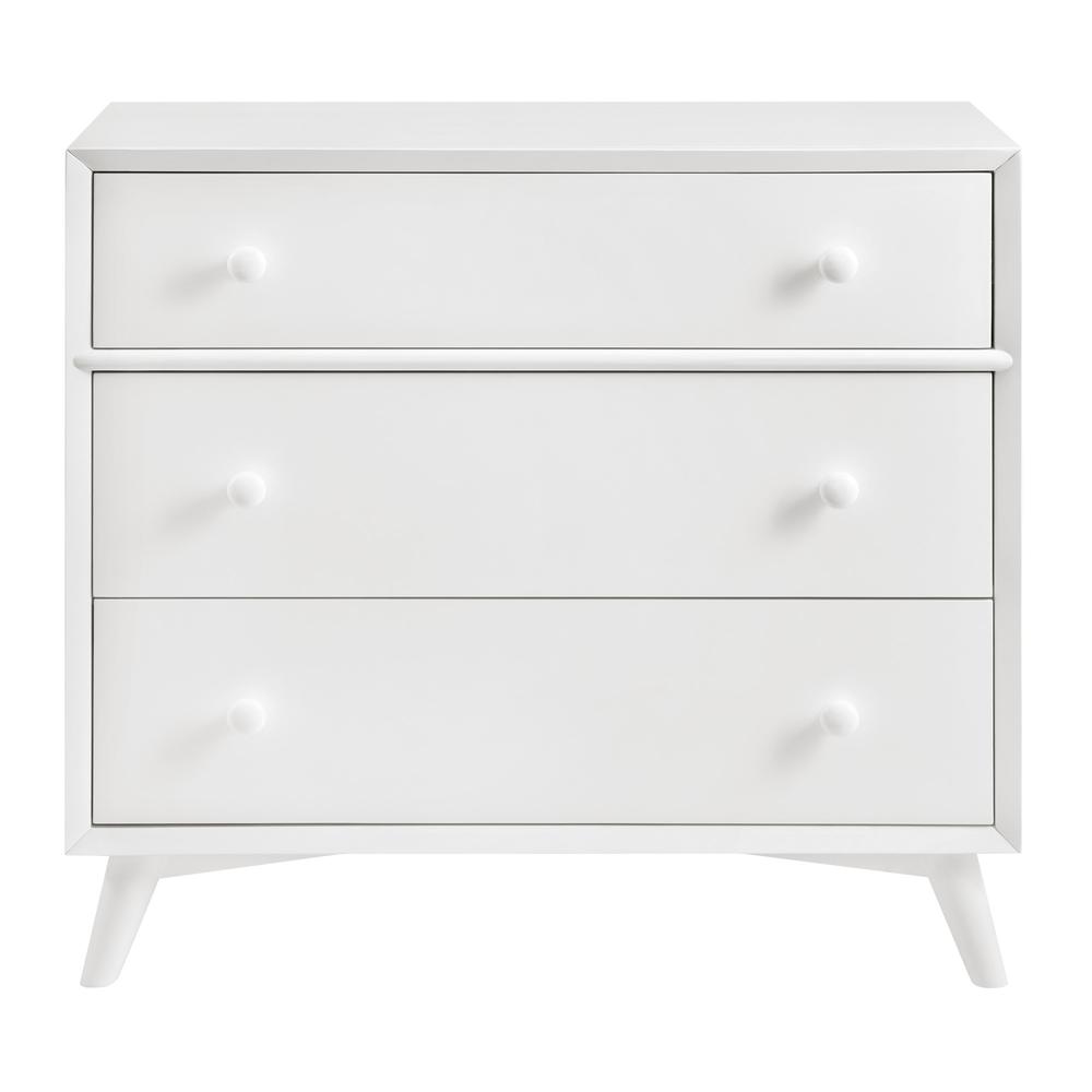 Oxford Baby Dawson 3 Drawer Dresser White. Picture 1