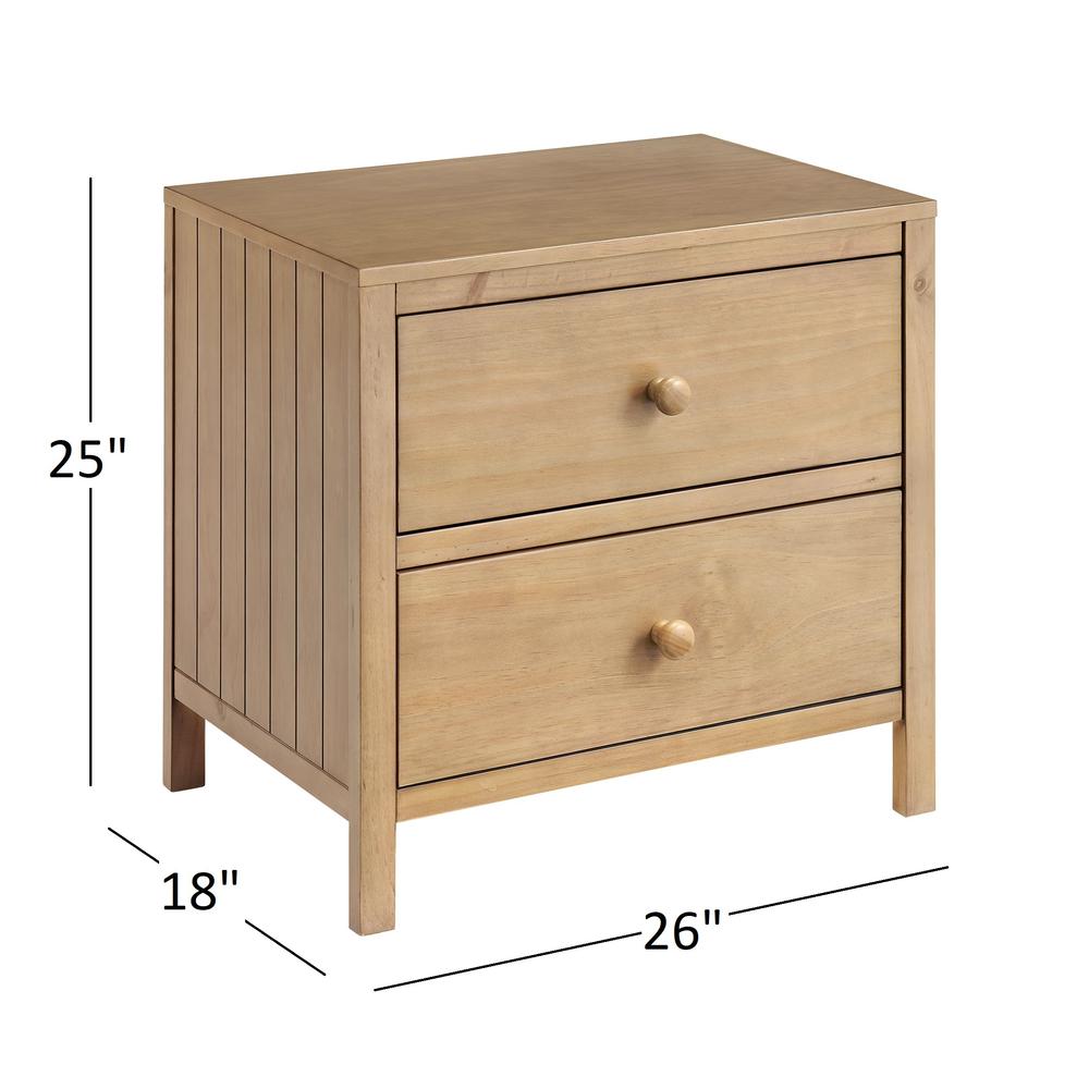 Soho Baby Everlee 2 Dr. Nightstand Honeywood. Picture 5