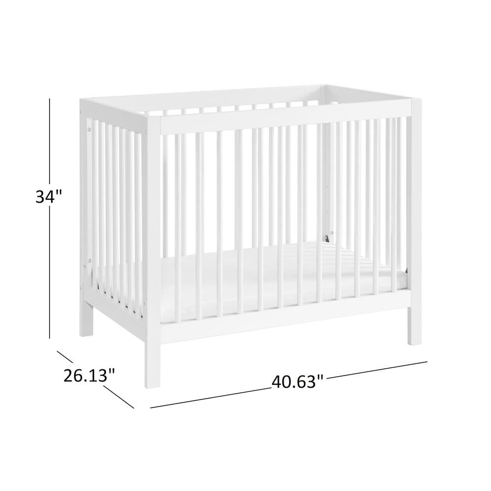Soho Baby Essential Mini Crib White. Picture 9