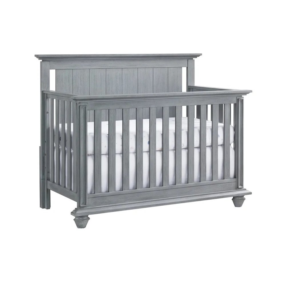 Oxford Baby Langston 4 In 1 Convertible Crib Graphite Gray. Picture 1