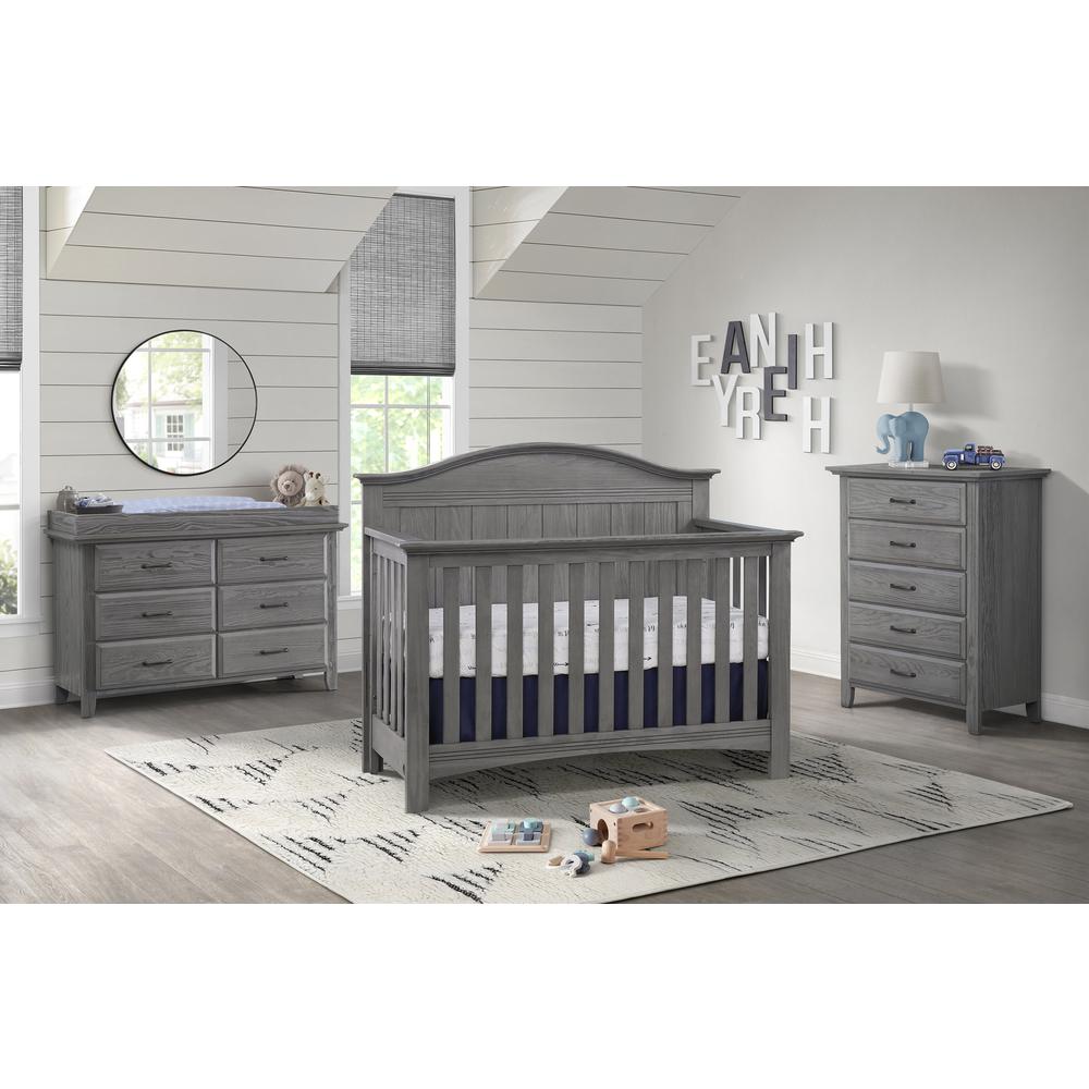 Soho Baby Chandler 4 In 1 Crib Graphite Gray. Picture 2