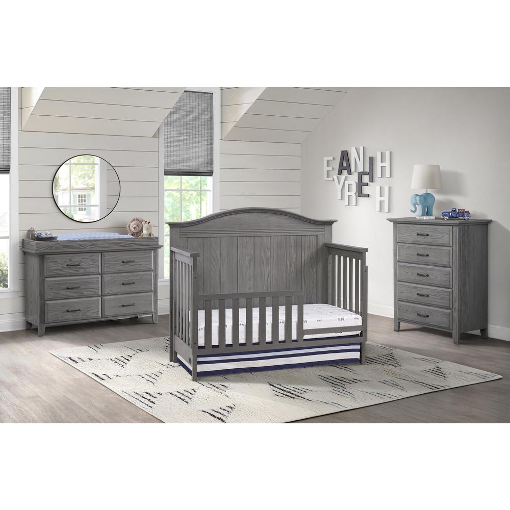 Soho Baby Chandler 4 In 1 Crib Graphite Gray. Picture 4