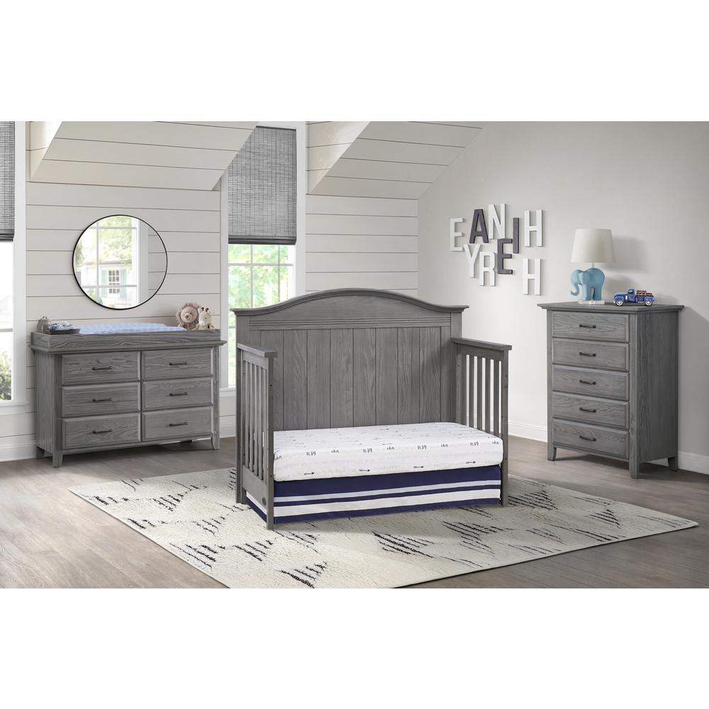 Soho Baby Chandler 4 In 1 Crib Graphite Gray. Picture 6