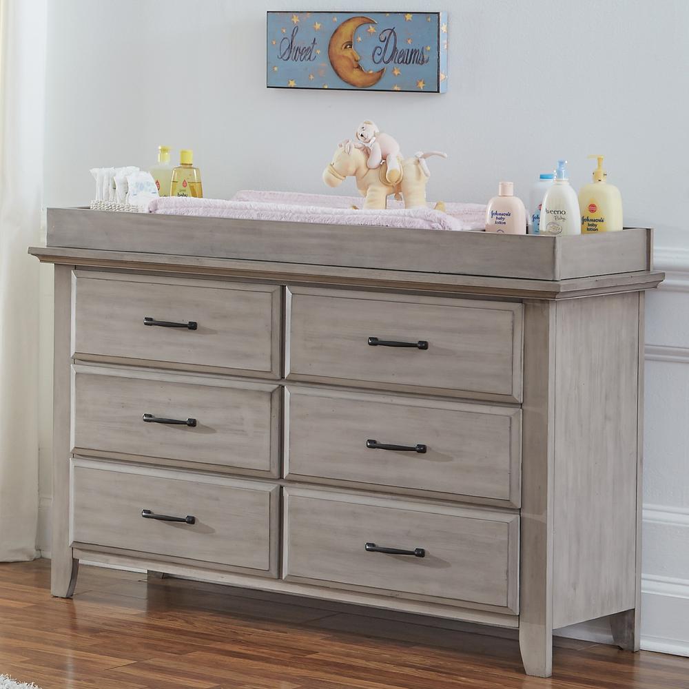 Soho Baby Chandler Changing Topper Stone Wash. Picture 2