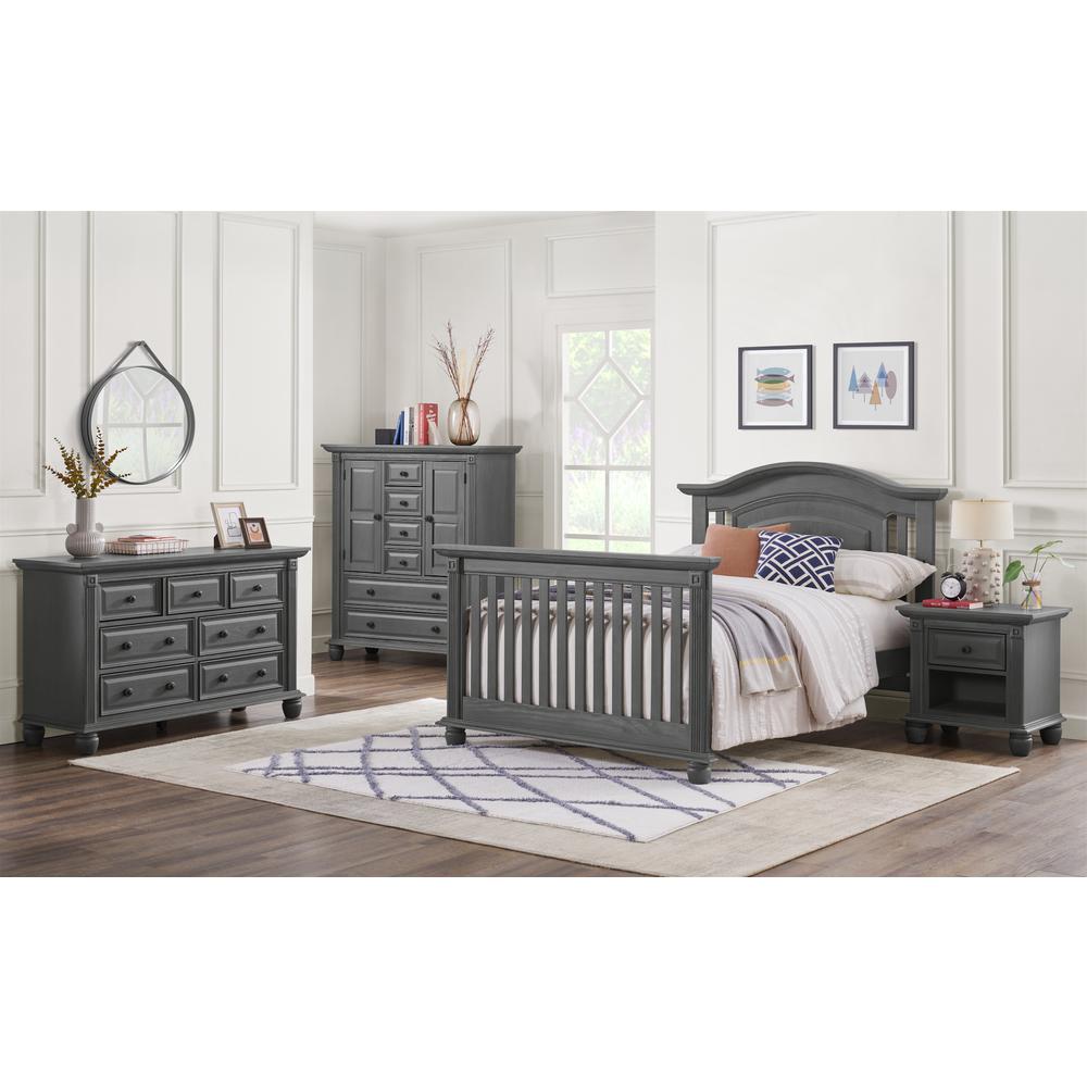 Oxford Baby London Lane Full Bed Conversion Kit Arctic Gray. Picture 4