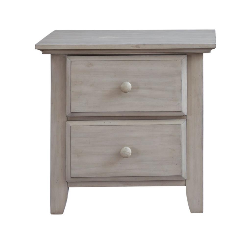 Oxford Baby Kenilworth 2 Dr Nightstand Stone Wash. Picture 1